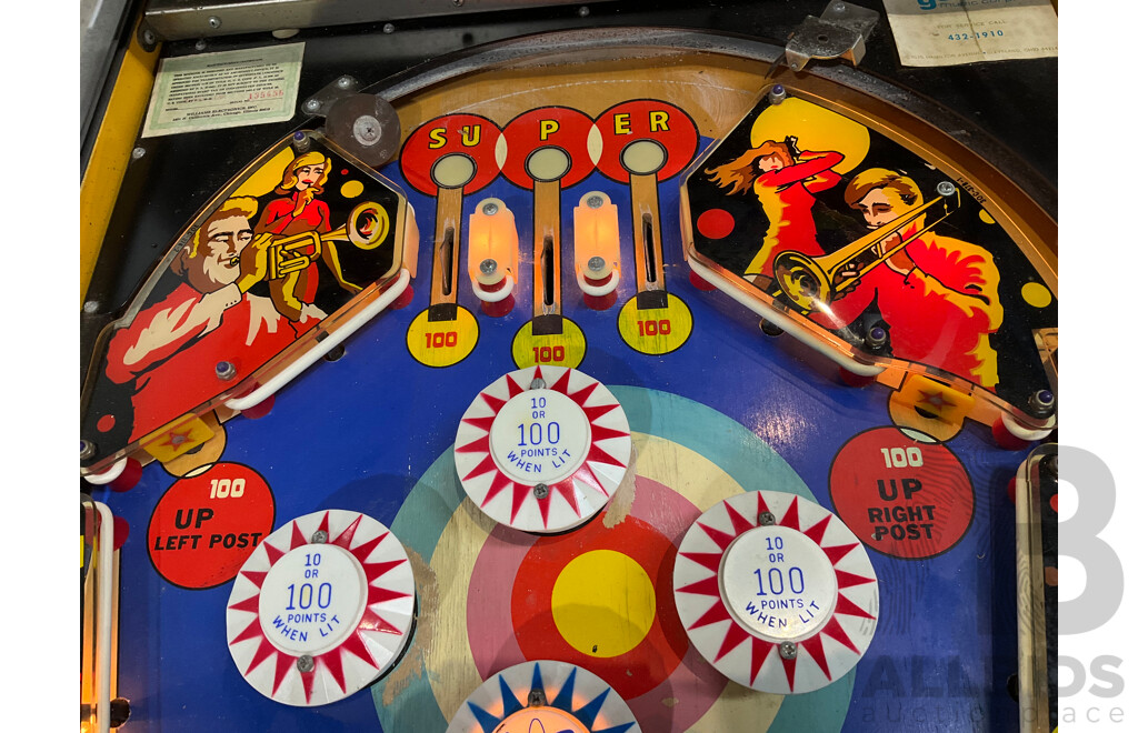 Super Star by Williams Pinball Machine