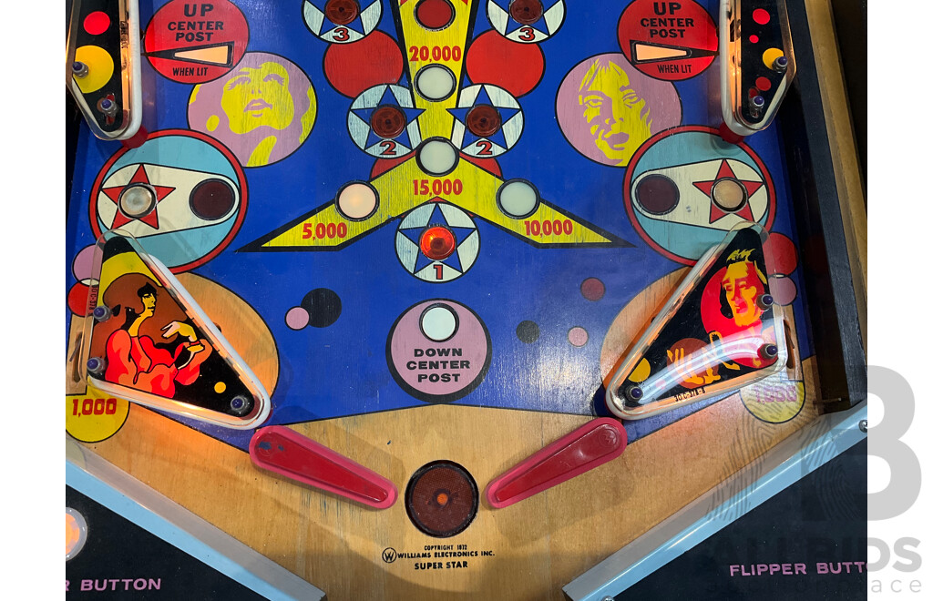 Super Star by Williams Pinball Machine