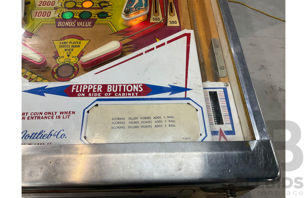 Cleopatra by Gottlieb's Pinball Machine