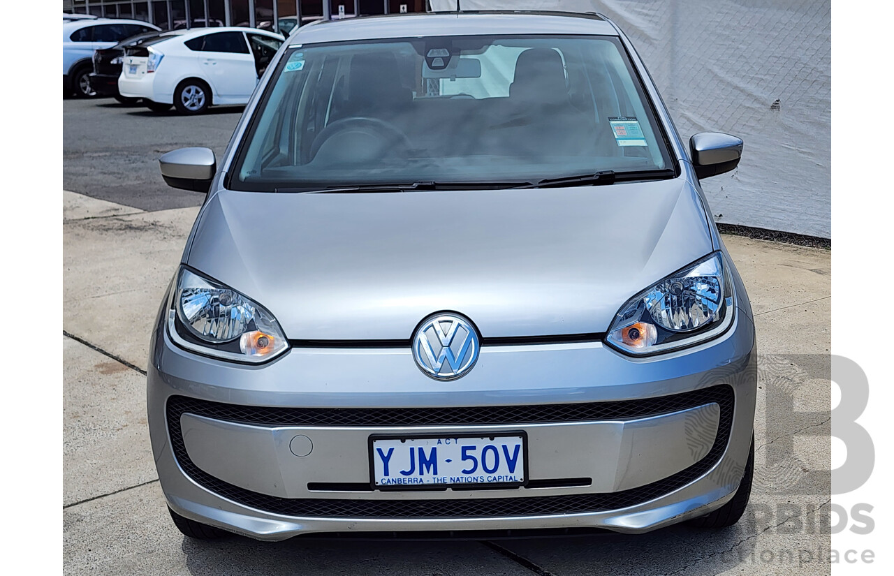 4/2013 Volkswagen UP!  AA 5d Hatchback Silver 1.0L