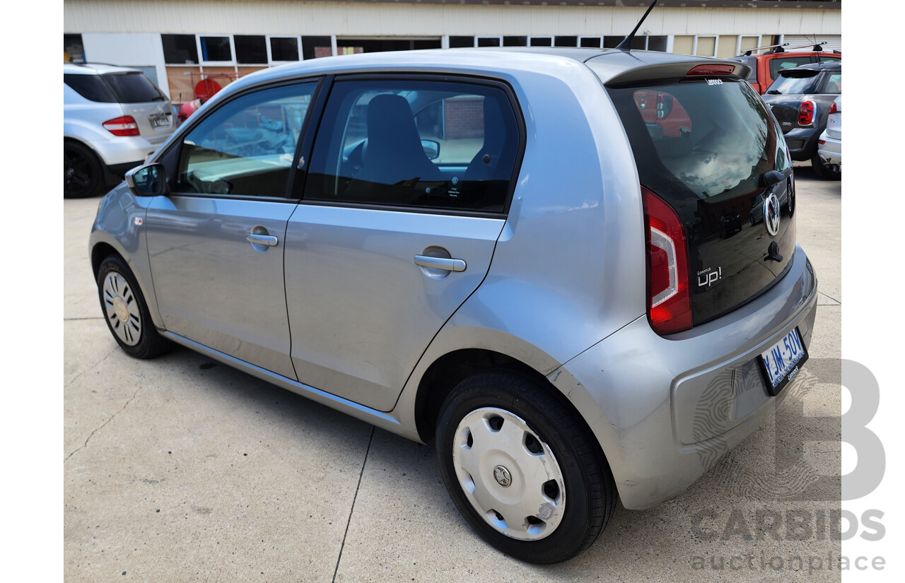 4/2013 Volkswagen UP!  AA 5d Hatchback Silver 1.0L