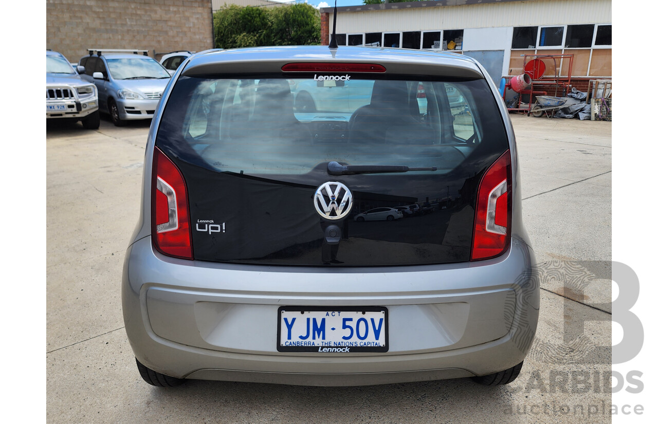 4/2013 Volkswagen UP!  AA 5d Hatchback Silver 1.0L