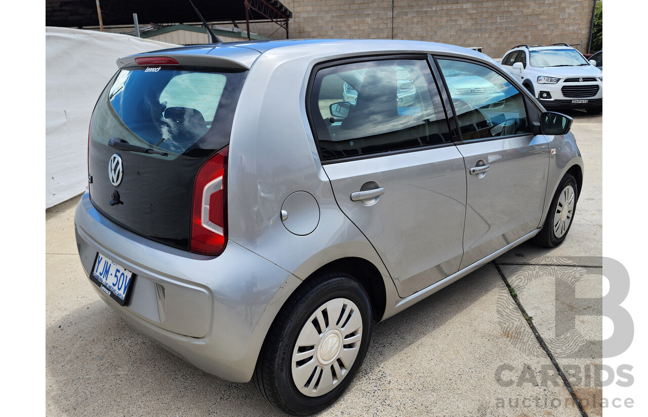 4/2013 Volkswagen UP!  AA 5d Hatchback Silver 1.0L