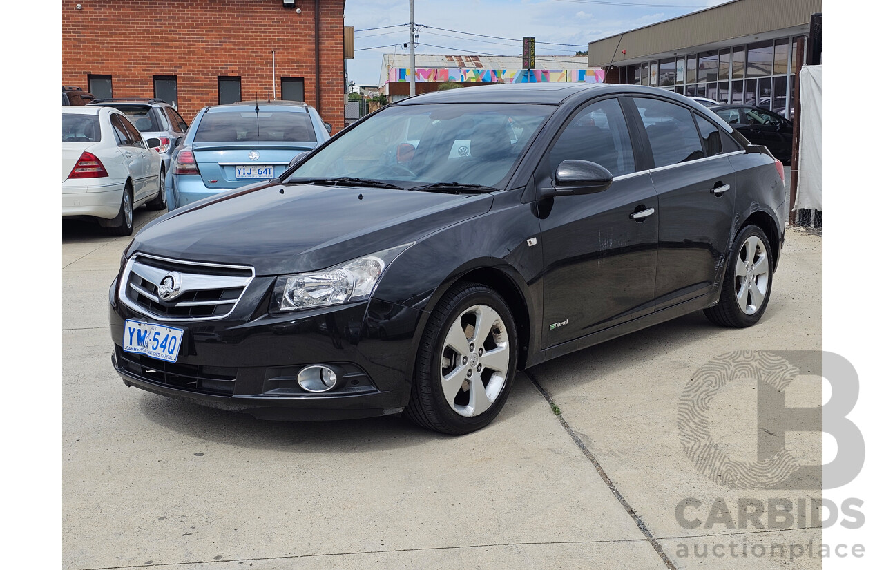 12/2010 Holden Cruze CDX JG 4d Sedan Black 2.0L