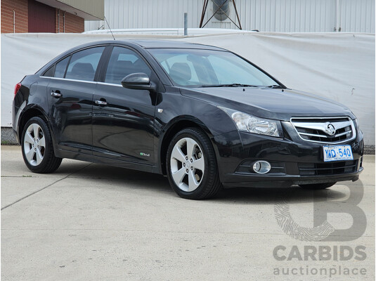 12/2010 Holden Cruze CDX JG 4d Sedan Black 2.0L