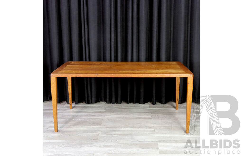 Modern Japanese Elm Dining Table