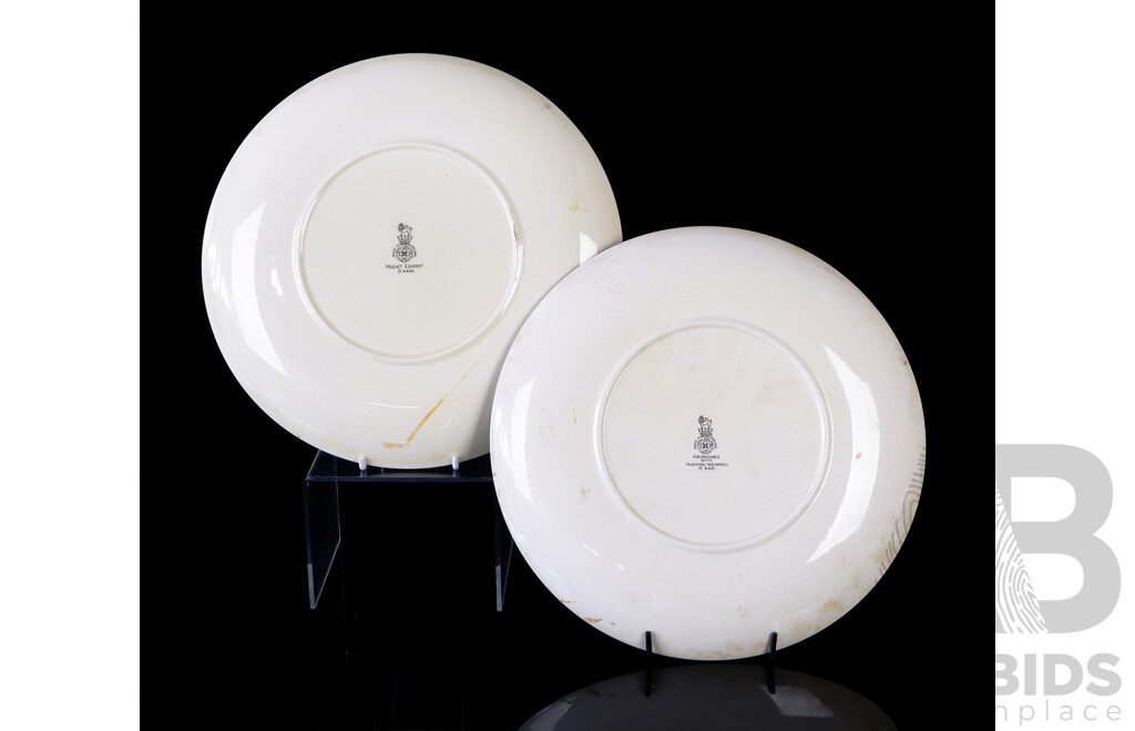 Two Retro Royal Doulton Porcelain Display Plates with Australian Themes