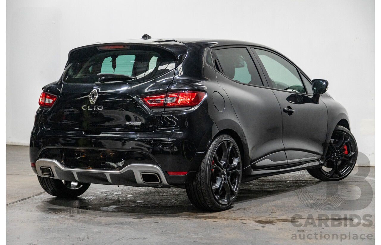 4/2015 Renault Clio RS 200 CUP X98 5d Hatchback Deep Black Metallic Turbo 1.6L