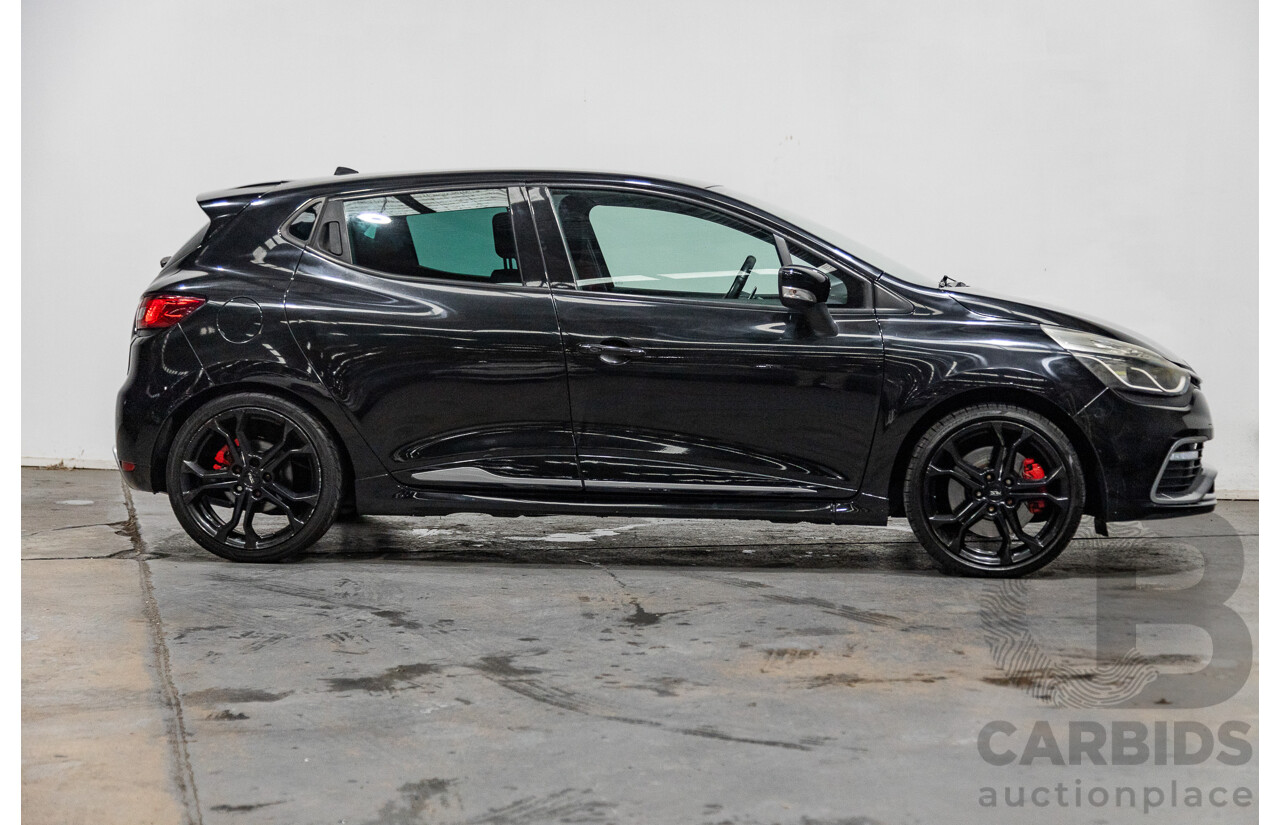 4/2015 Renault Clio RS 200 CUP X98 5d Hatchback Deep Black Metallic Turbo 1.6L