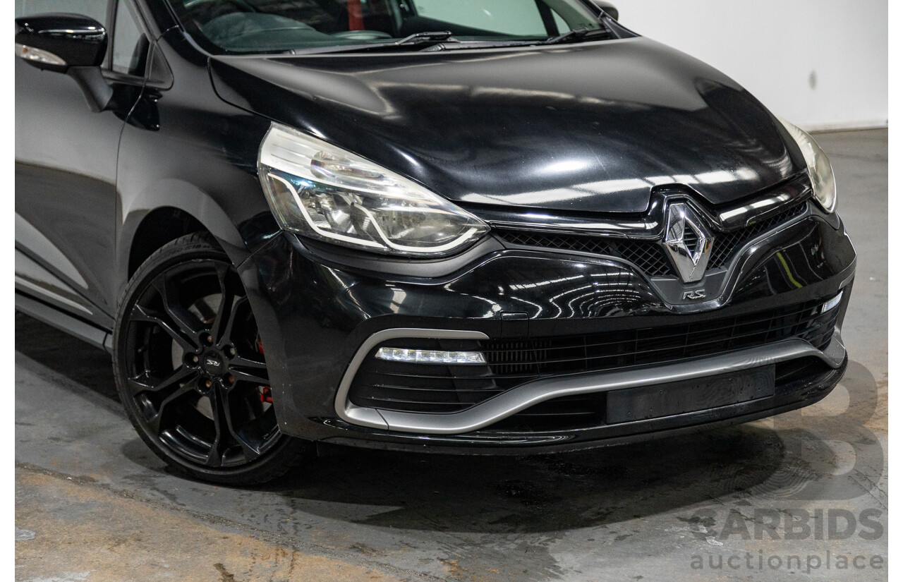 4/2015 Renault Clio RS 200 CUP X98 5d Hatchback Deep Black Metallic Turbo 1.6L