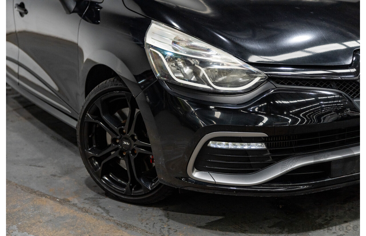 4/2015 Renault Clio RS 200 CUP X98 5d Hatchback Deep Black Metallic Turbo 1.6L