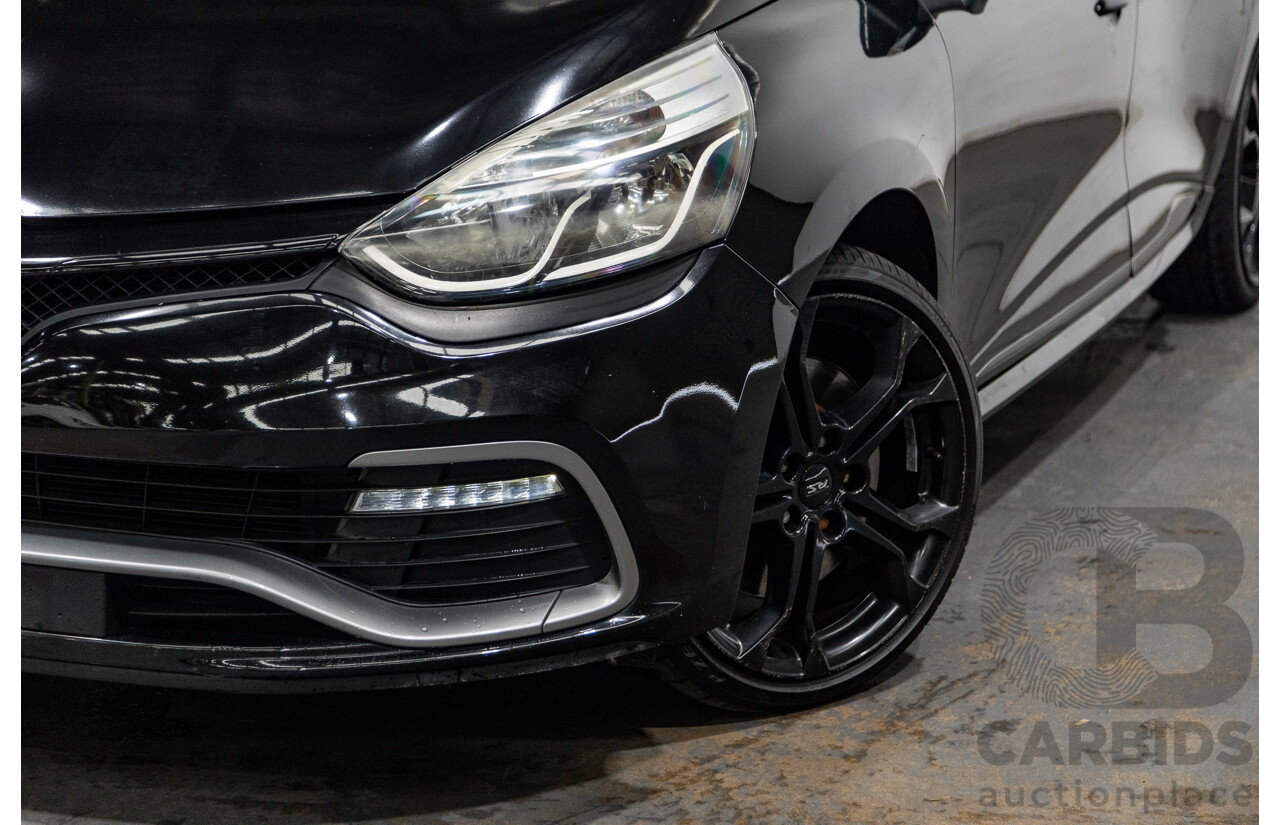 4/2015 Renault Clio RS 200 CUP X98 5d Hatchback Deep Black Metallic Turbo 1.6L