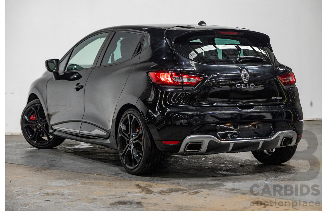 4/2015 Renault Clio RS 200 CUP X98 5d Hatchback Deep Black Metallic Turbo 1.6L