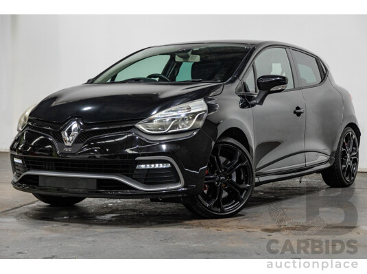 4/2015 Renault Clio RS 200 CUP X98 5d Hatchback Deep Black Metallic Turbo 1.6L