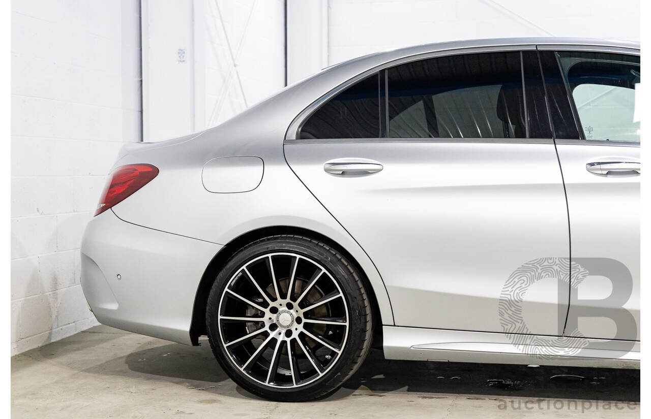 10/2014 Mercedes-Benz C250 AMG 205 4d Sedan Iridium Silver Metallic Turbo 2.0L