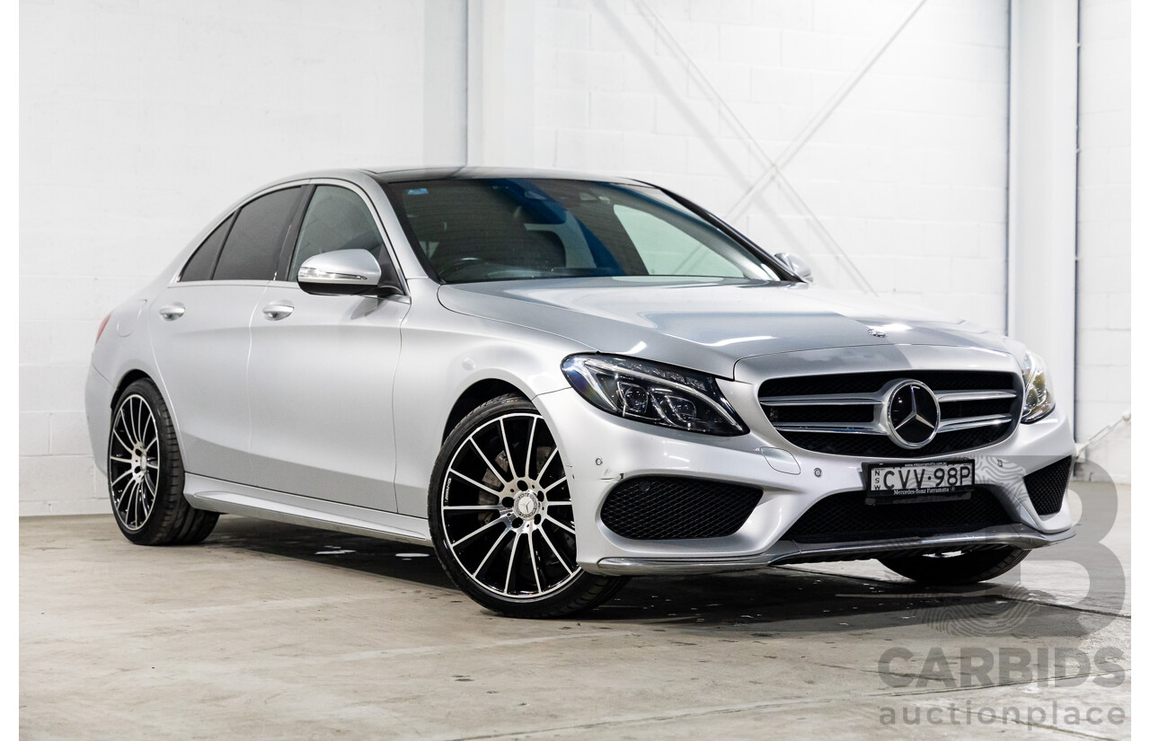 10/2014 Mercedes-Benz C250 AMG 205 4d Sedan Iridium Silver Metallic Turbo 2.0L