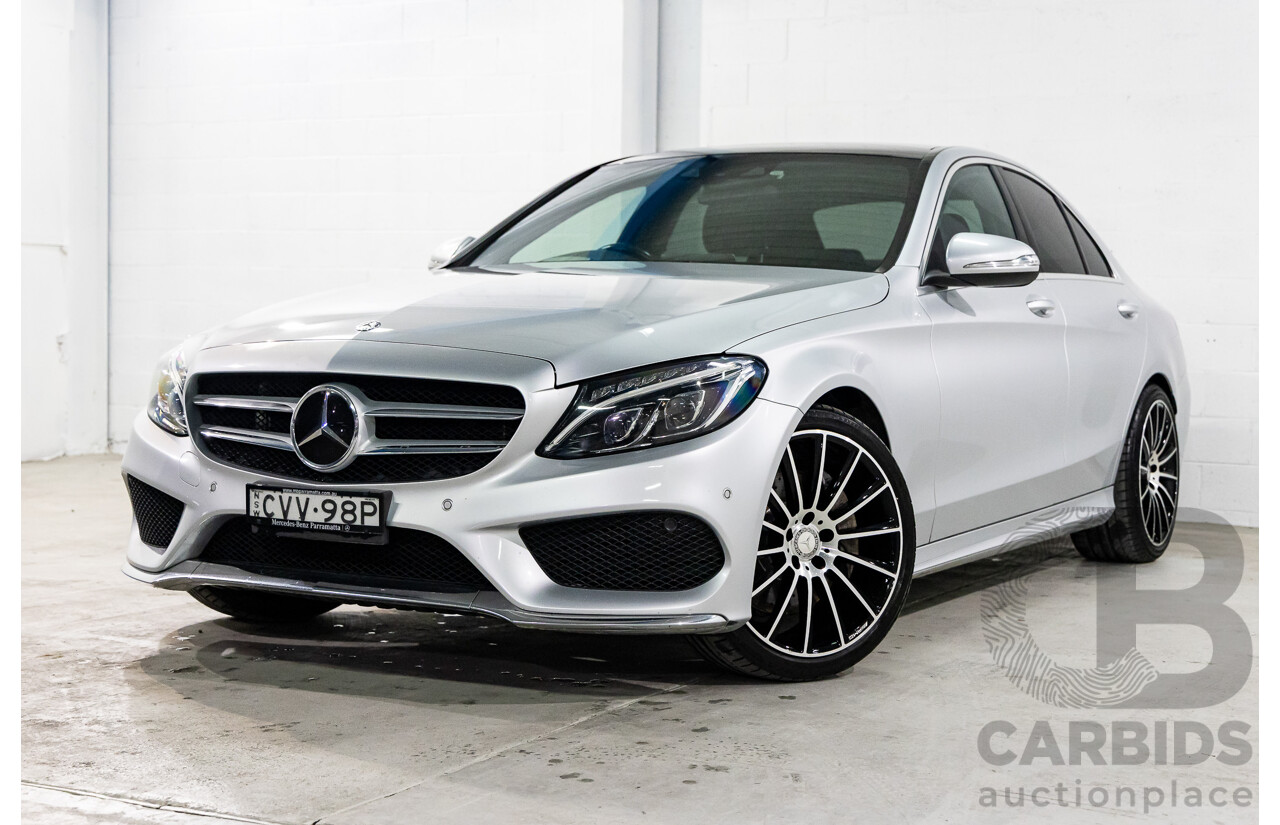 10/2014 Mercedes-Benz C250 AMG 205 4d Sedan Iridium Silver Metallic Turbo 2.0L