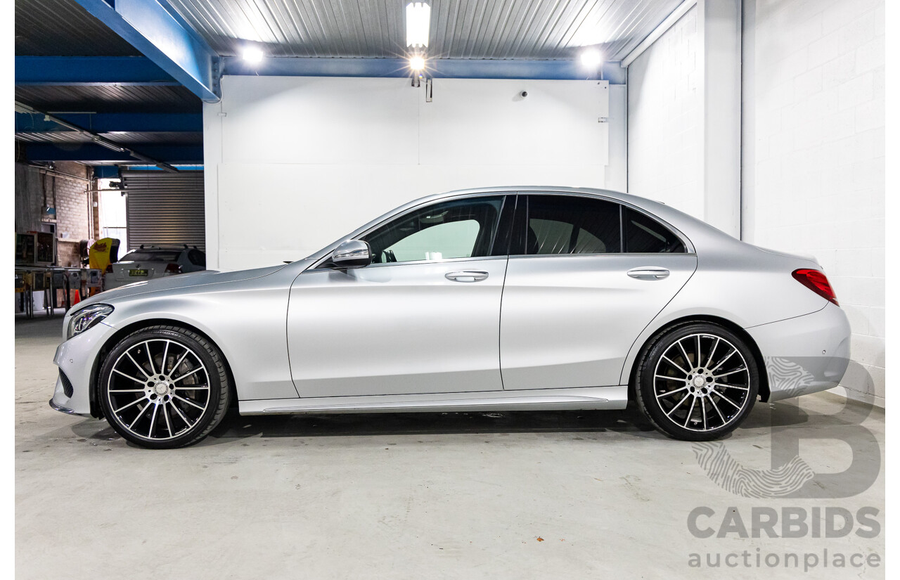 10/2014 Mercedes-Benz C250 AMG 205 4d Sedan Iridium Silver Metallic Turbo 2.0L