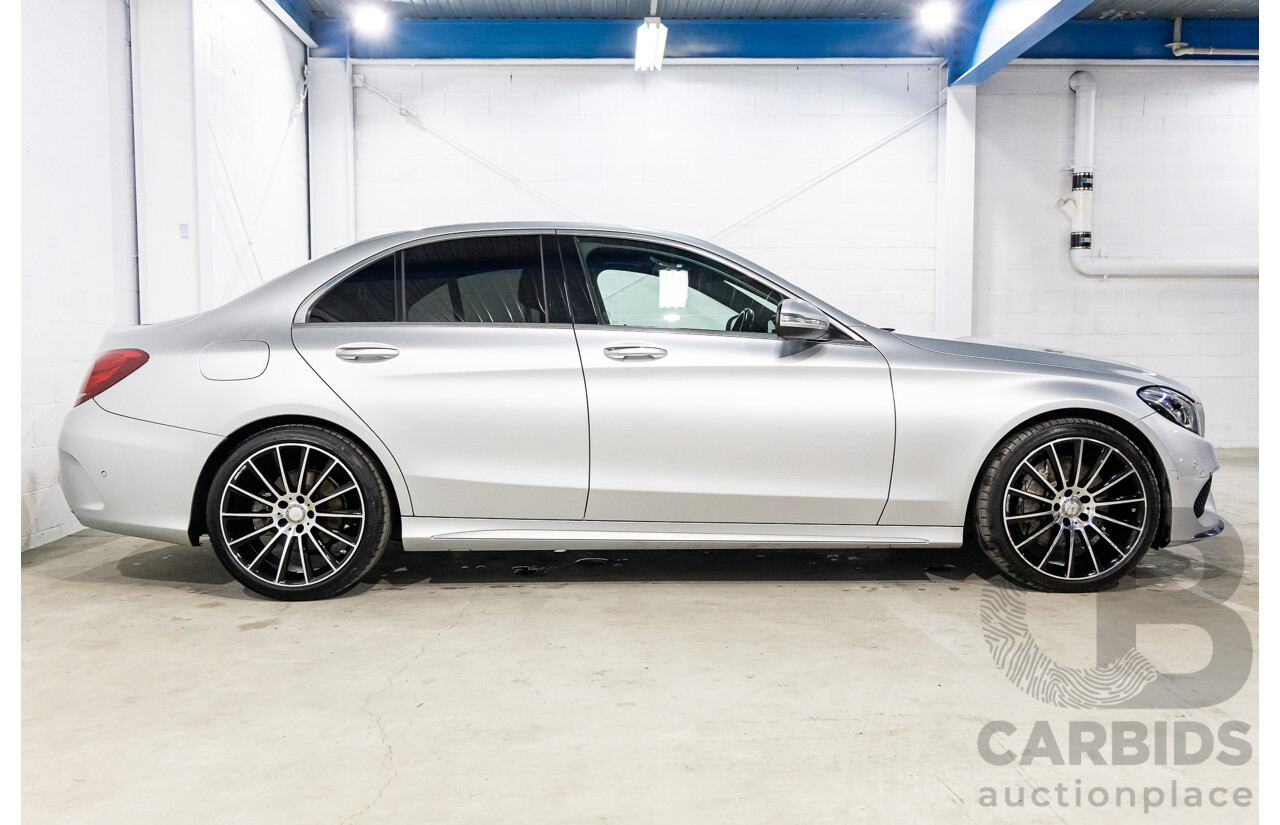 10/2014 Mercedes-Benz C250 AMG 205 4d Sedan Iridium Silver Metallic Turbo 2.0L