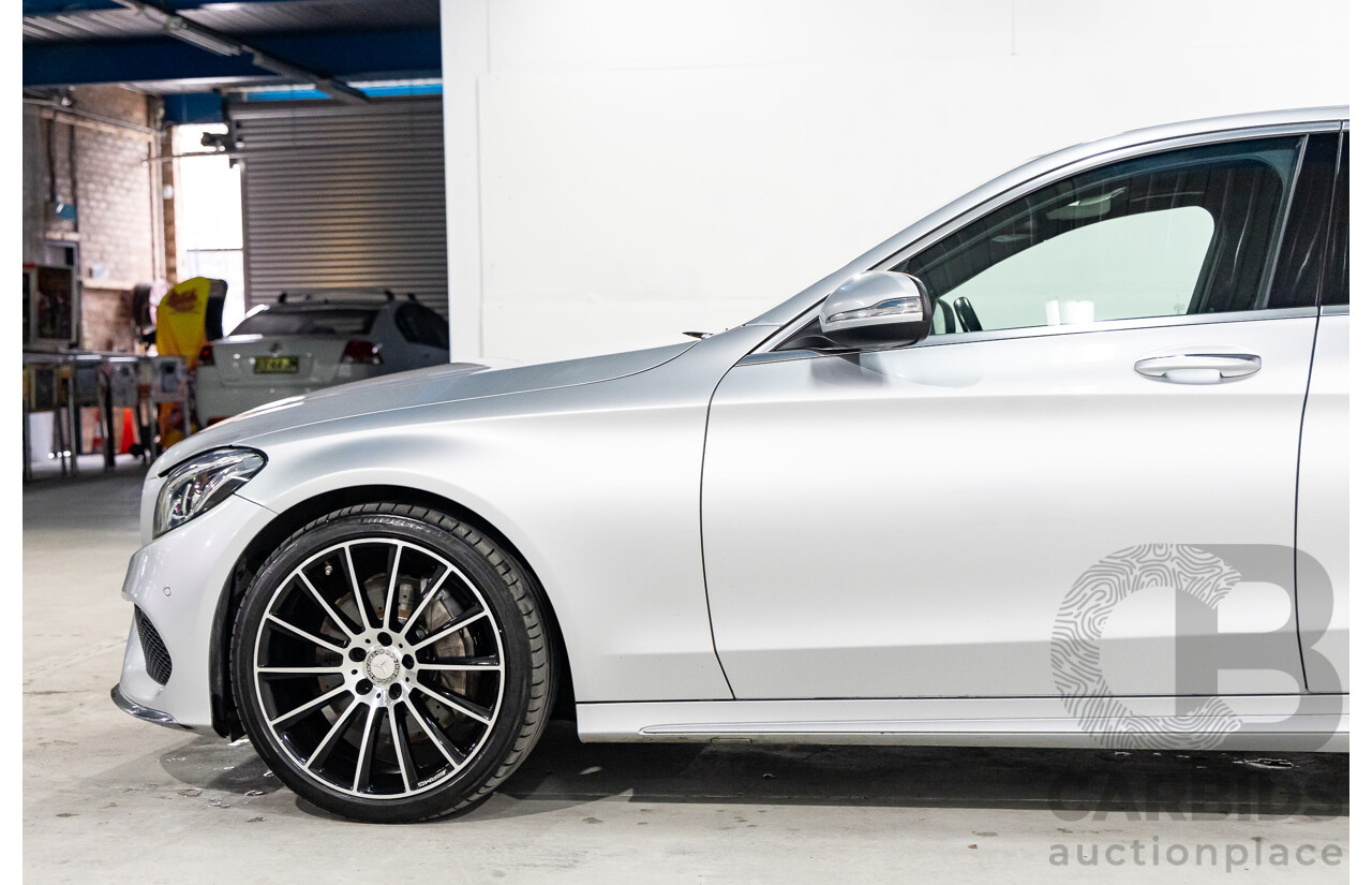 10/2014 Mercedes-Benz C250 AMG 205 4d Sedan Iridium Silver Metallic Turbo 2.0L