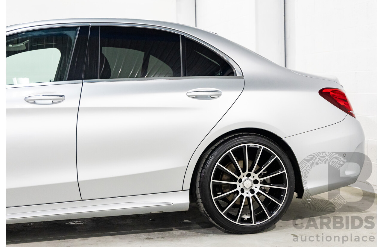 10/2014 Mercedes-Benz C250 AMG 205 4d Sedan Iridium Silver Metallic Turbo 2.0L