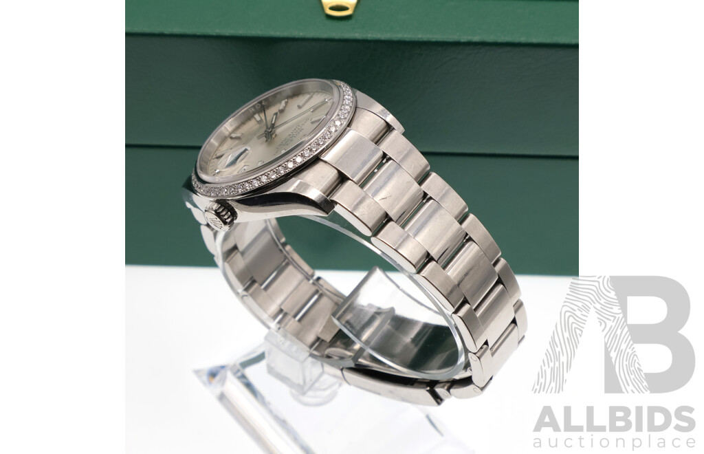 Rolex Datejust 36mm Silver Dial and Bezel