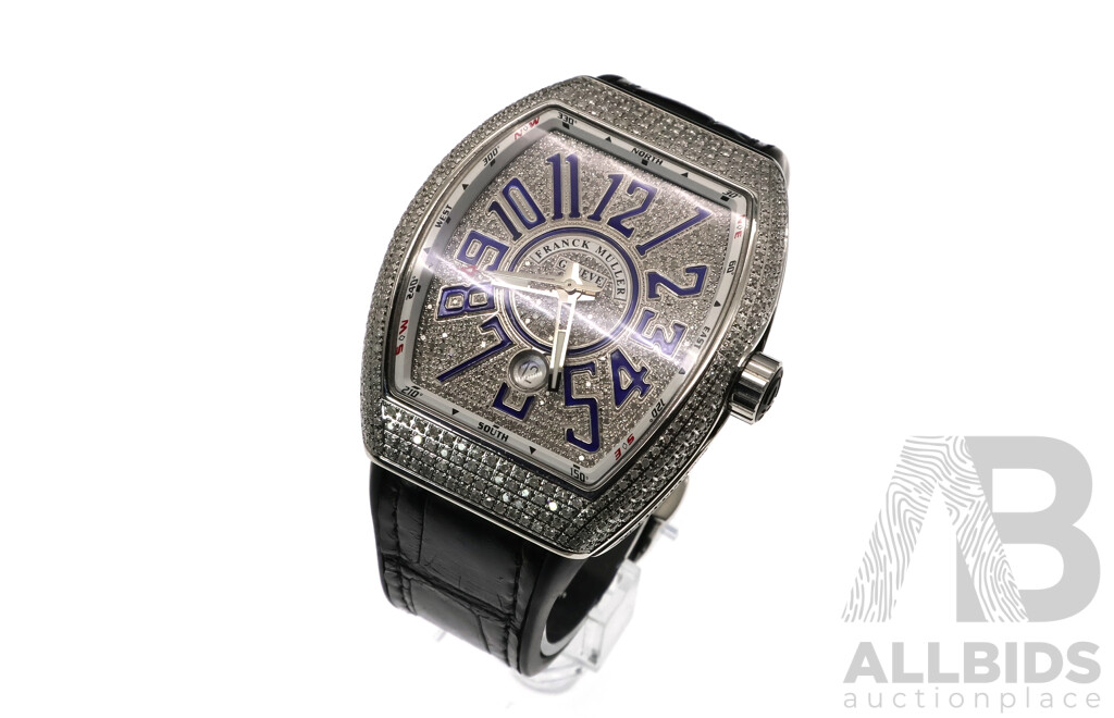 Franck Muller V45 Blue Iced