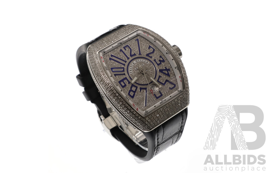 Franck Muller V45 Blue Iced