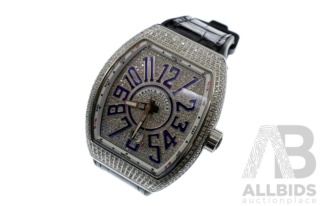 Franck Muller V45 Blue Iced