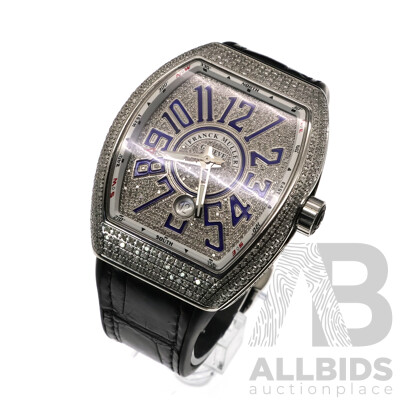 Franck Muller V45 Blue Iced