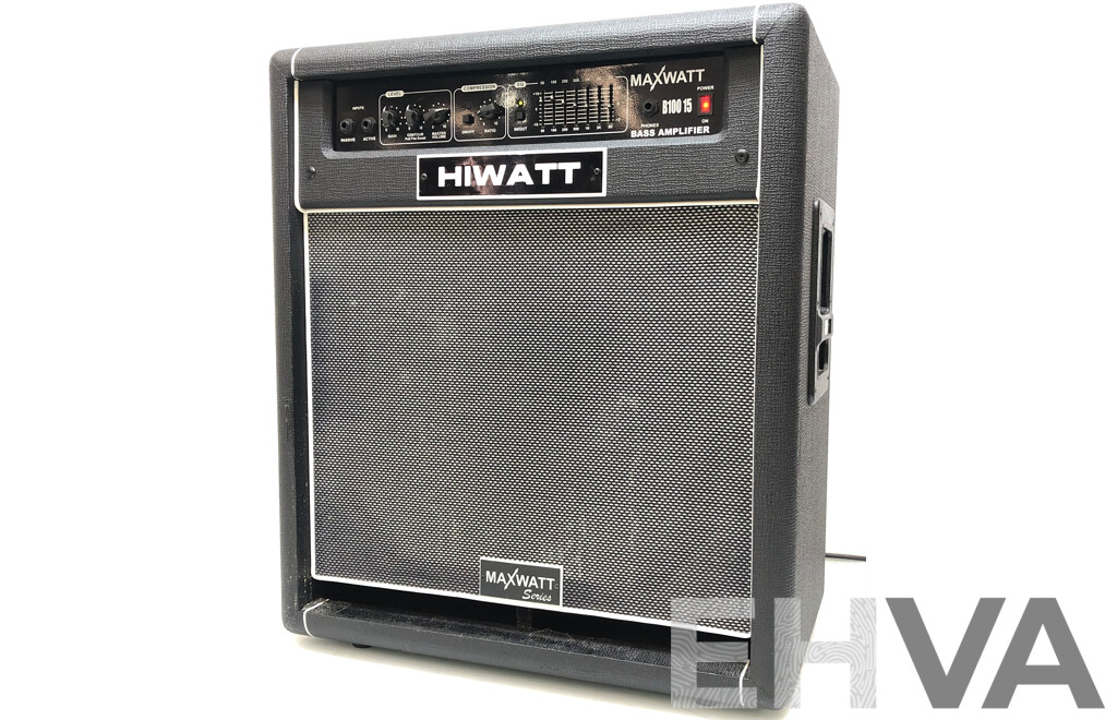 Hiwatt Maxwatt 100watt Bass/Amplifier Combo  with 15" Speaker