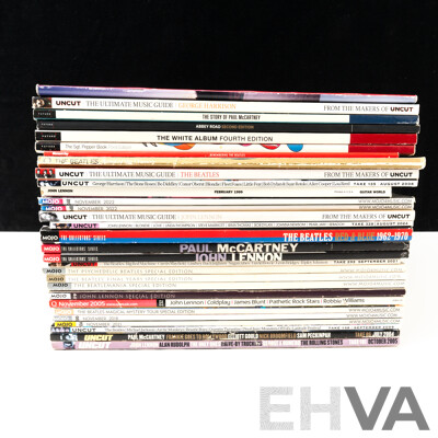 Large Collection Magazines Relating to the Beatles Including Mojo, Uncut, Special Editions and More