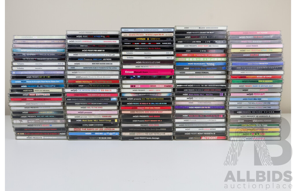 Very Large Collection Mostly Mojo CDs That Came Exclusively with Mojo Magazines, Mostly 1996 to 2010