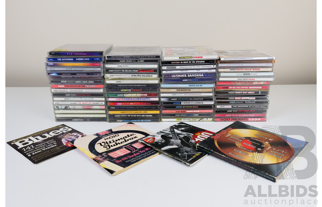 Very Large Collection Mostly Mojo CDs That Came Exclusively with Mojo Magazines, Mostly 1996 to 2010