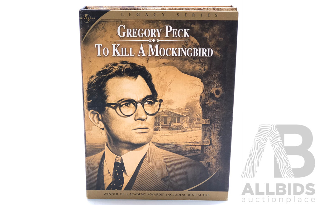 Gregory Peck in to Kill a Mockingbird - Two DVD Set and Two Framed Miniture Movie Posters of to Kill a Mockingbird