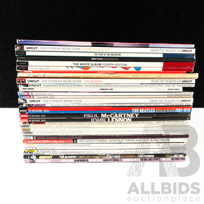 Large Collection Magazines Relating to the Beatles Including Mojo, Uncut, Special Editions and More