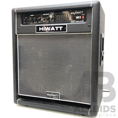 Hiwatt Maxwatt 100watt Bass/Amplifier Combo  with 15" Speaker