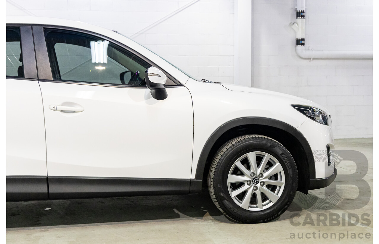 05/2016 Mazda Cx-5 Maxx Sport (4x4) AWD MY15 4D Wagon Crystal White Pearl Turbo Diesel 2.2L