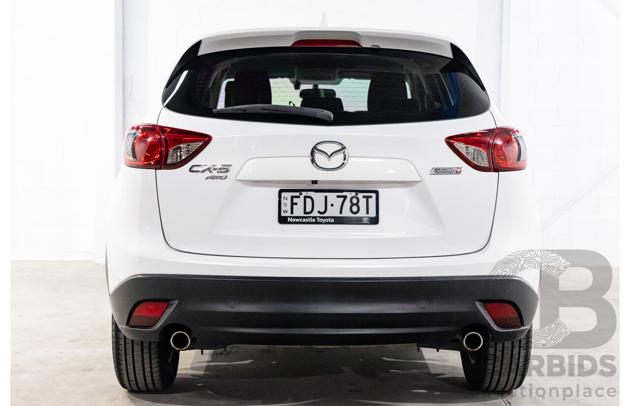 05/2016 Mazda Cx-5 Maxx Sport (4x4) AWD MY15 4D Wagon Crystal White Pearl Turbo Diesel 2.2L