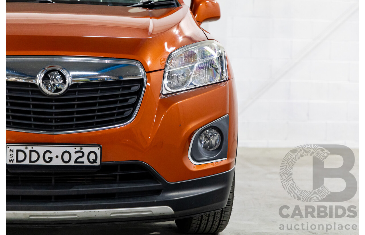 03/2016 Holden Trax LTZ (FWD) TJ MY16 4d Wagon Orange Rock Metallic Turbo 1.4L