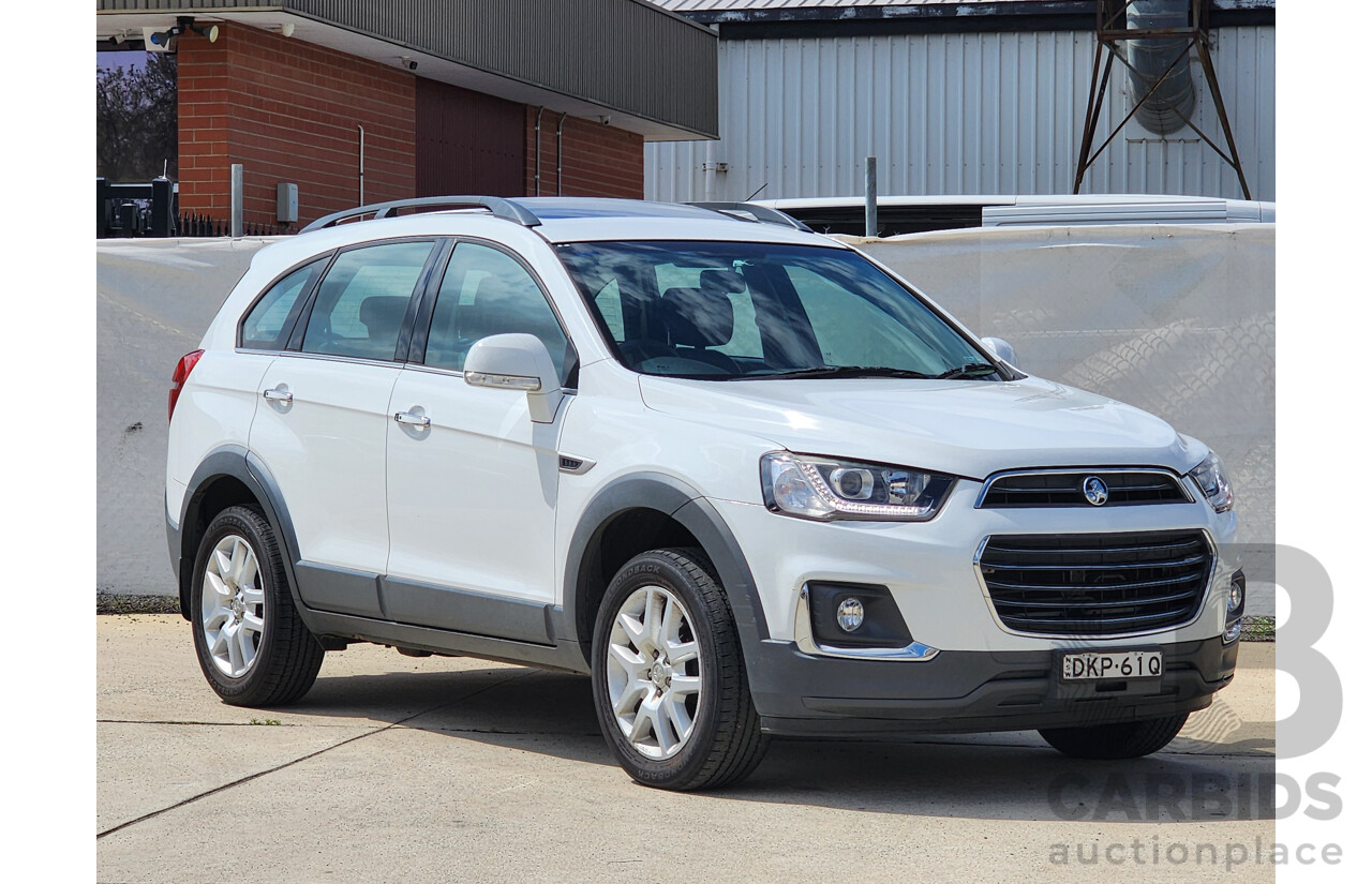 10/2016 Holden Captiva 7 LS Active (fwd) CG MY16 4d Wagon White 2.4L