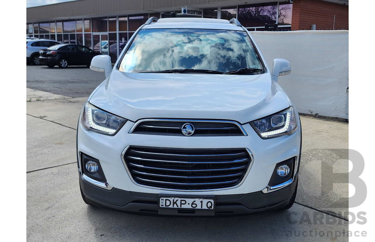 10/2016 Holden Captiva 7 LS Active (fwd) CG MY16 4d Wagon White 2.4L