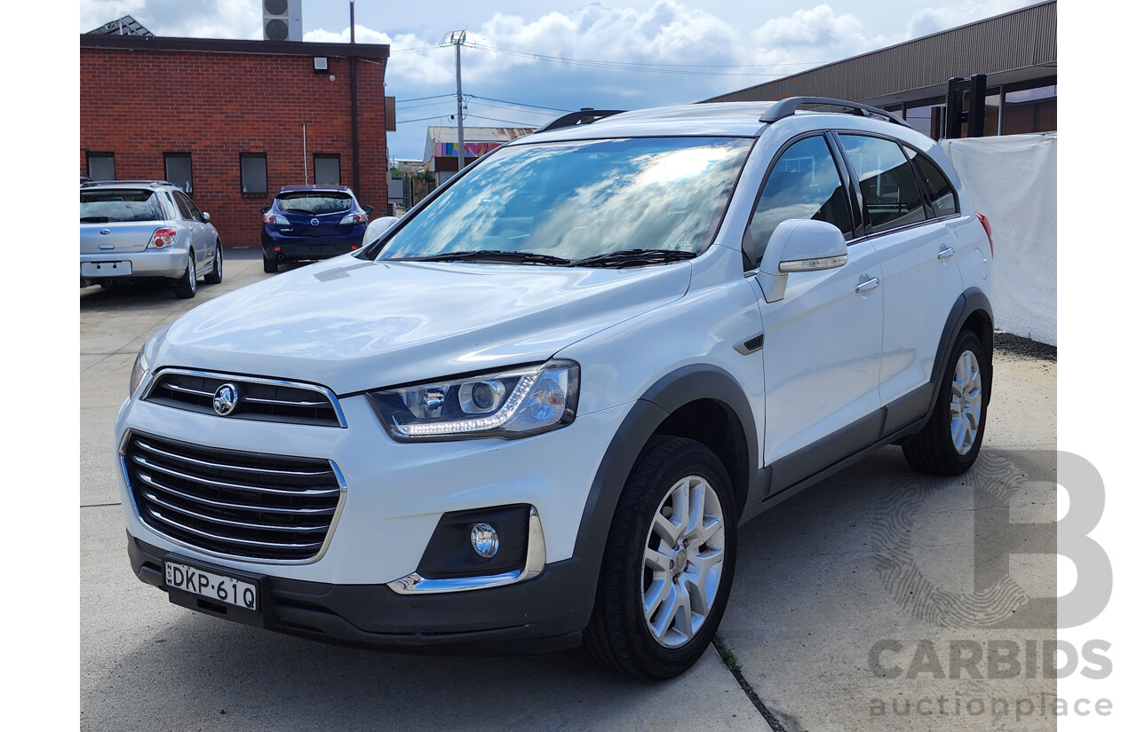 10/2016 Holden Captiva 7 LS Active (fwd) CG MY16 4d Wagon White 2.4L