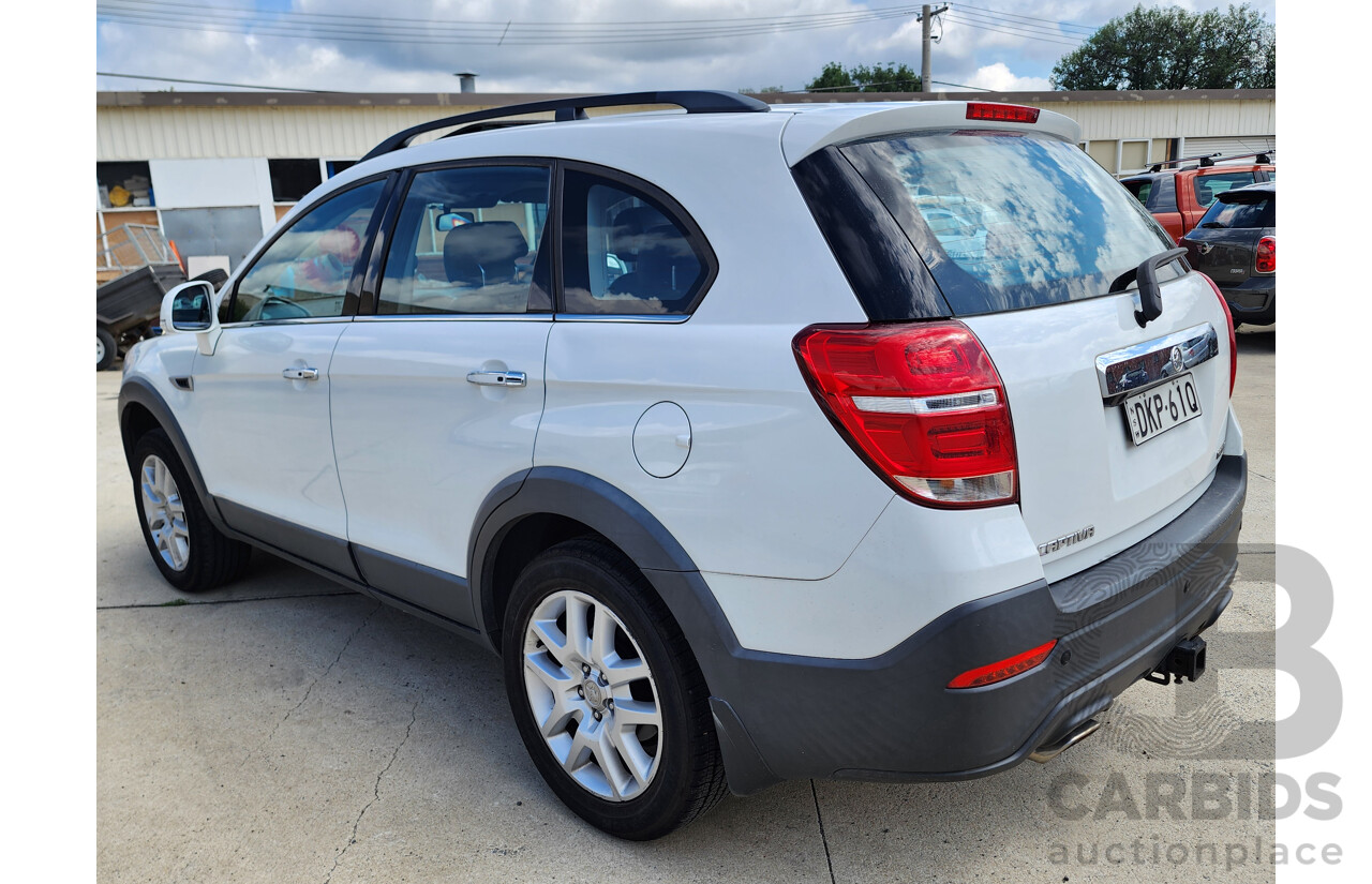 10/2016 Holden Captiva 7 LS Active (fwd) CG MY16 4d Wagon White 2.4L