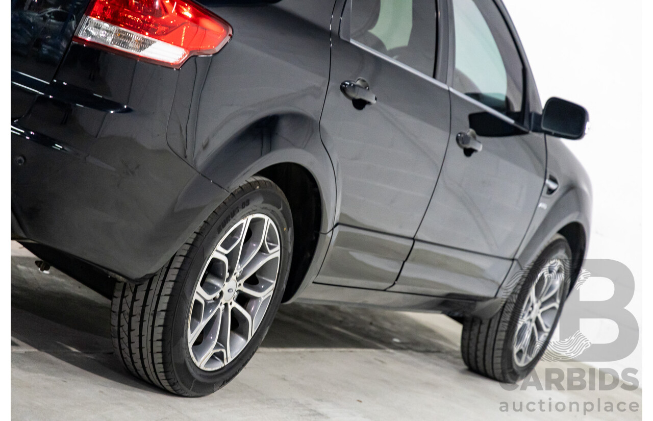 08/2012 Ford Territory Titanium (4x4) SZ 4d Wagon Silhouette Black Metallic Turbo Diesel 2.7L - 7 Seater