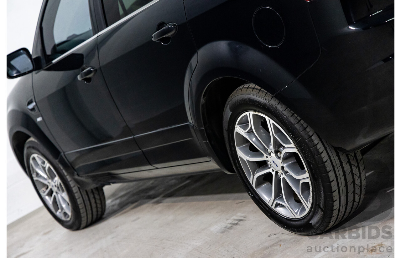 08/2011 Ford Territory Titanium (4x4) SZ 4d Wagon Silhouette Black Metallic Turbo Diesel 2.7L - 7 Seater