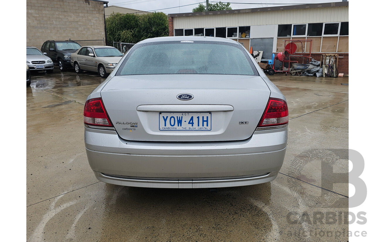 10/2007 Ford Falcon XT BF MKII 07 UPGRADE 4d Sedan Silver 4.0L