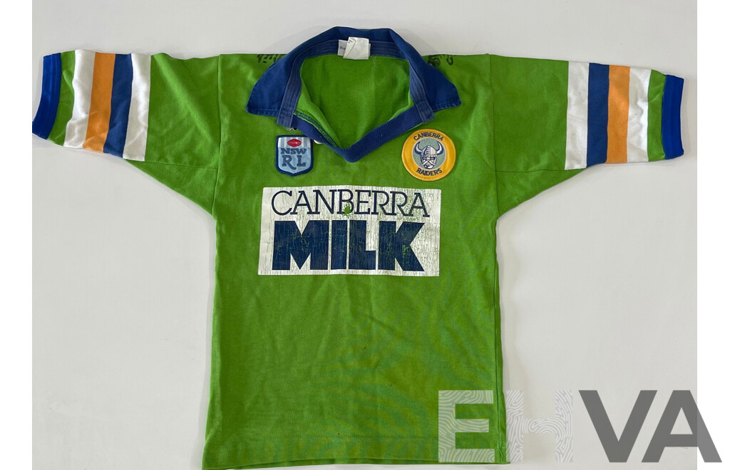 Canberra Raiders 1994 Signed Supporters Jersey