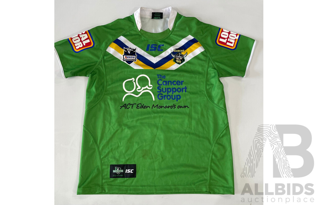 Canberra Raiders 2012 Supporters Jersey