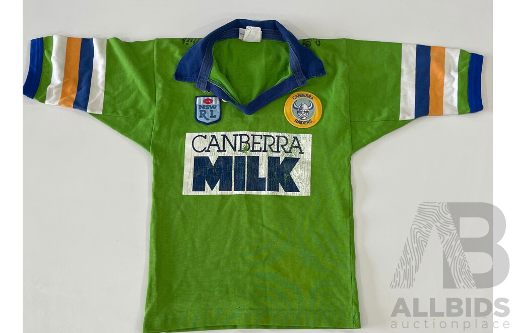 Canberra Raiders 1994 Signed Supporters Jersey